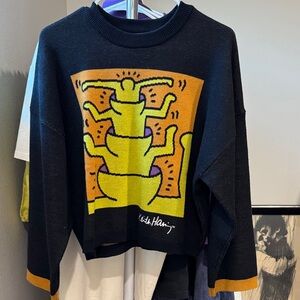 JUNGLES JUNGLES X Keith Haring Learning Sweater